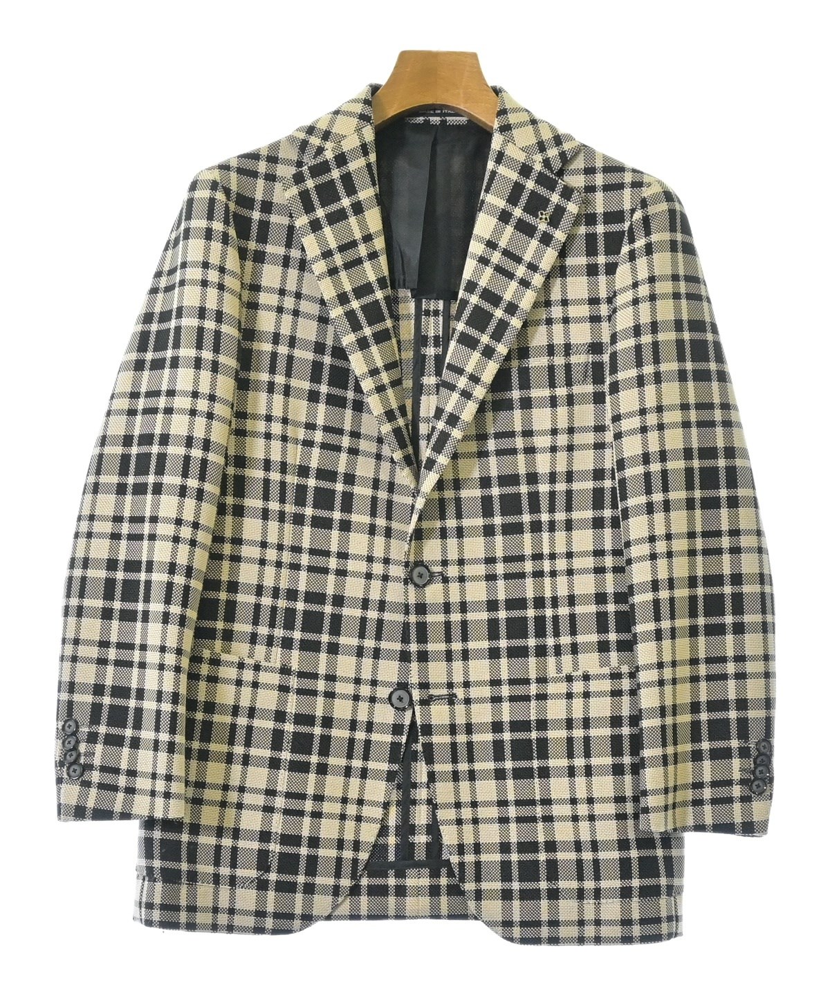 TAGLIATORE リネン混 テーラードジャケット アンコン 44 ベージュ