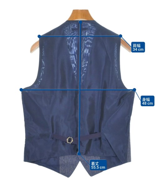 TAGLIATORE（タリアトーレ）ドレスシャツ 紺 サイズ:48(L位) メンズ/2200617868088