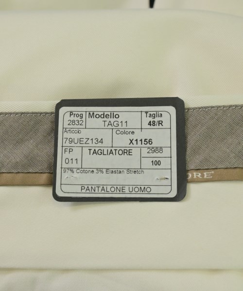TAGLIATORE（タリアトーレ）スラックス 白 サイズ:48(L位) メンズ/2200701179014