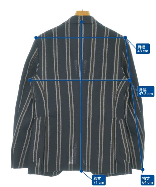 TAGLIATORE（タリアトーレ）カジュアルジャケット 紺 サイズ:48(L位) メンズ/2200660336022