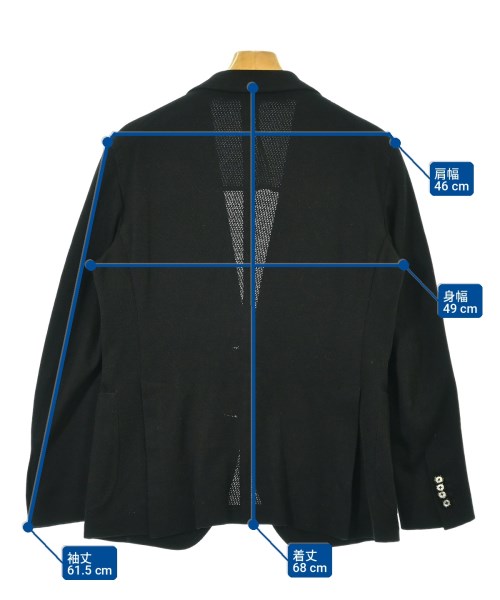 TAGLIATORE（タリアトーレ）テーラードジャケット 黒 サイズ:48(L位) メンズ/2200714683027