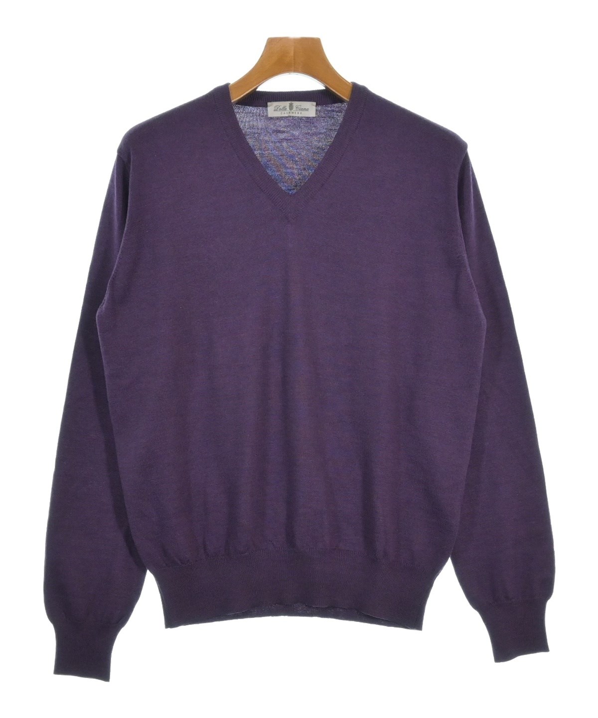 Della Ciana デラチアーナ ニット・セーター メンズ 【古着】【中古】 Della Ciana（デラチアーナ）ニット・セーター 紫 サイズ:46(M位
