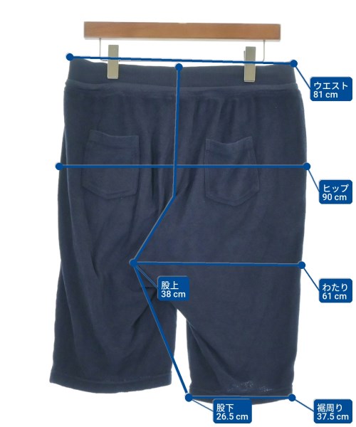 Della Ciana（デラチアーナ）ショートパンツ 紺 サイズ:48(L位) メンズ/2200632800247