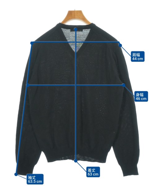 Della Ciana（デラチアーナ）ニット・セーター 黒 サイズ:48(L位) メンズ/2200620494052