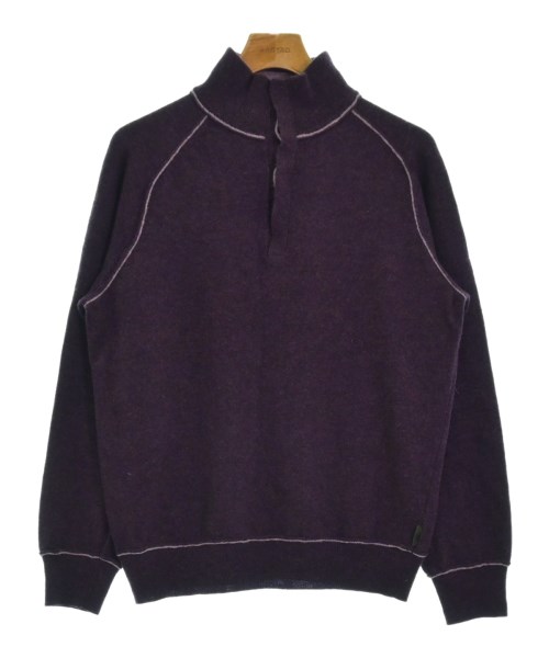 Henry Cotton's（ヘンリーコットンズ）ニット・セーター 紫 サイズ:L