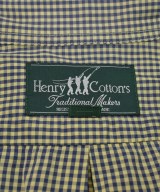 Henry Cotton's（ヘンリーコットンズ）カジュアルシャツ 黄 サイズ:41(XL位) メンズ/2200618010097