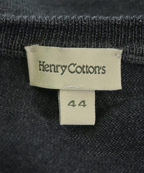 Henry Cotton's（ヘンリーコットンズ）ニット・セーター グレー サイズ:44(S位) メンズ/2200729276047