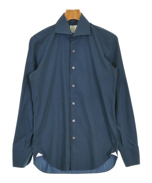 Maria Santangelo(マリアサンタンジェロ)カジュアルシャツ 紺 サイズ:15(S位)/2200670089024