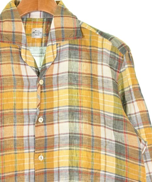 Maria Santangelo（マリアサンタンジェロ）カジュアルシャツ 茶 サイズ:M メンズ/2200679342038