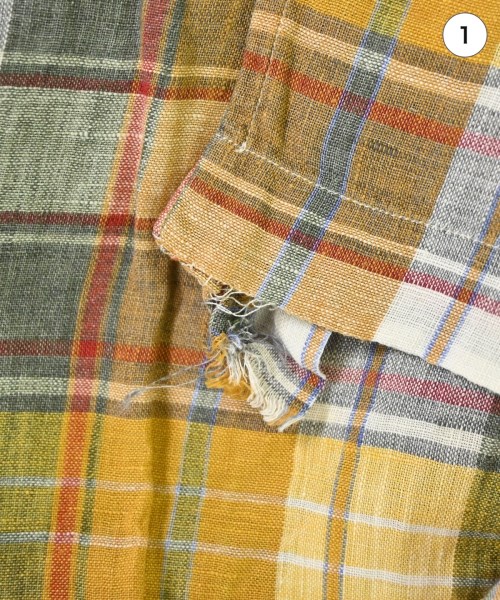 Maria Santangelo（マリアサンタンジェロ）カジュアルシャツ 茶 サイズ:M メンズ/2200679342038