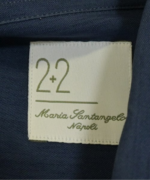 Maria Santangelo（マリアサンタンジェロ）カジュアルシャツ 紺 サイズ:38(S位) メンズ/2200679569121