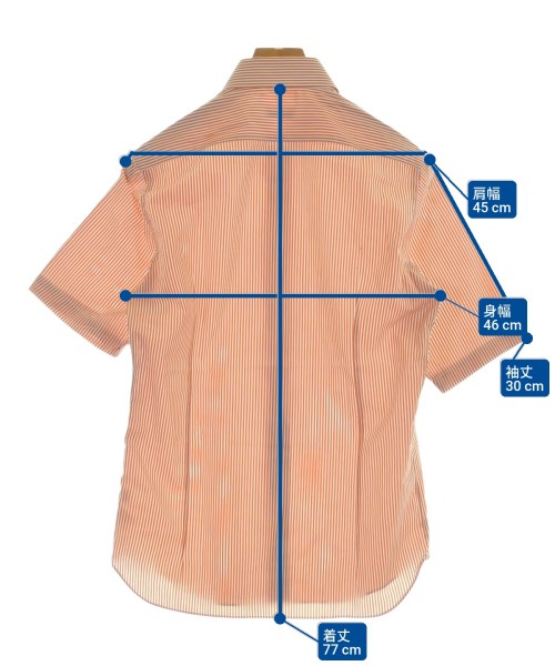 Maria Santangelo（マリアサンタンジェロ）カジュアルシャツ オレンジ サイズ:-(S位) メンズ/2200649572021