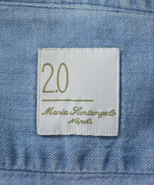 Maria Santangelo（マリアサンタンジェロ）ドレスシャツ 青 サイズ:40(L位) メンズ/2200665019043