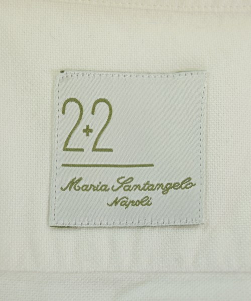 Maria Santangelo（マリアサンタンジェロ）カジュアルシャツ 白 サイズ:S メンズ/2200687896011