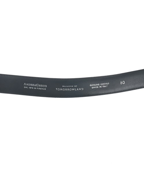 ANDREA GRECO（アンドレアグレコ）ベルト 黒 サイズ:- メンズ/2200619479169