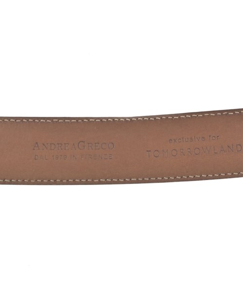 ANDREA GRECO（アンドレアグレコ）ベルト 茶 サイズ:85 メンズ/2200676569032