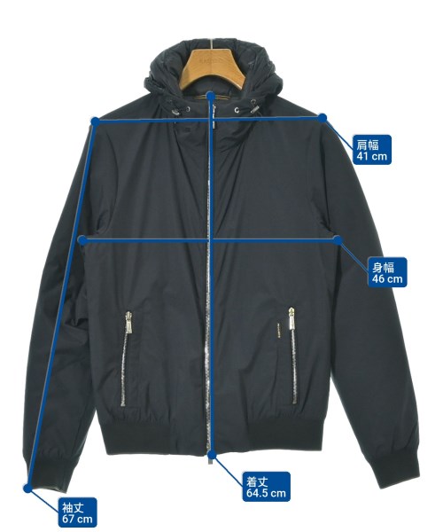 MooRER（ムーレー）ダウンジャケット/ダウンベスト 紺 サイズ:46(M位) メンズ/2200636998186