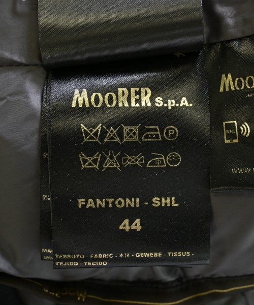 MooRER（ムーレー）ダウンジャケット/ダウンベスト 黒 サイズ:44(S位) メンズ/2200631530015