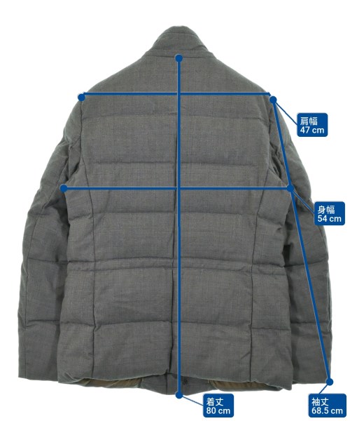 MooRER（ムーレー）ダウンジャケット/ダウンベスト グレー サイズ:50(XL位) メンズ/2200645679014