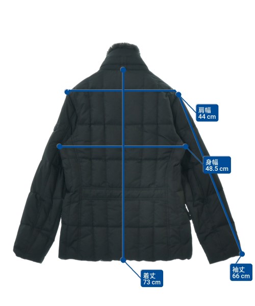 MooRER（ムーレー）ダウンジャケット/ダウンベスト 黒 サイズ:46(M位) メンズ/2200652123043