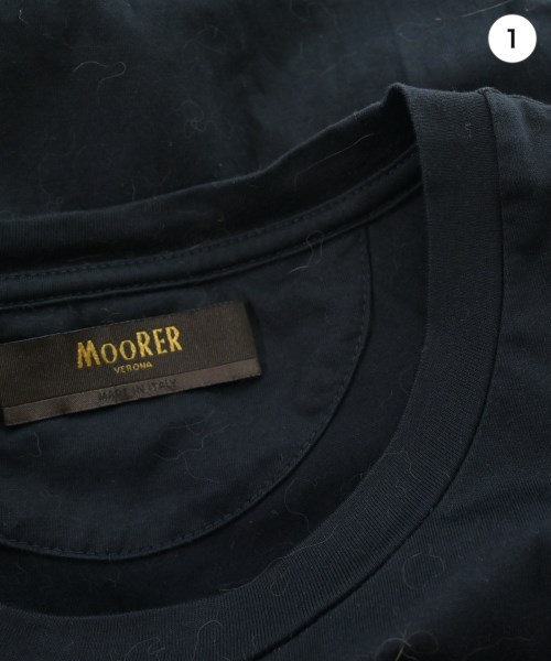 MooRER（ムーレー）Tシャツ・カットソー 黒 サイズ:44(S位) メンズ/2200705811088