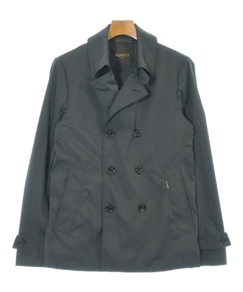 MooRER(ムーレー)トレンチコート 紺 サイズ:46(M位)/2200682729017