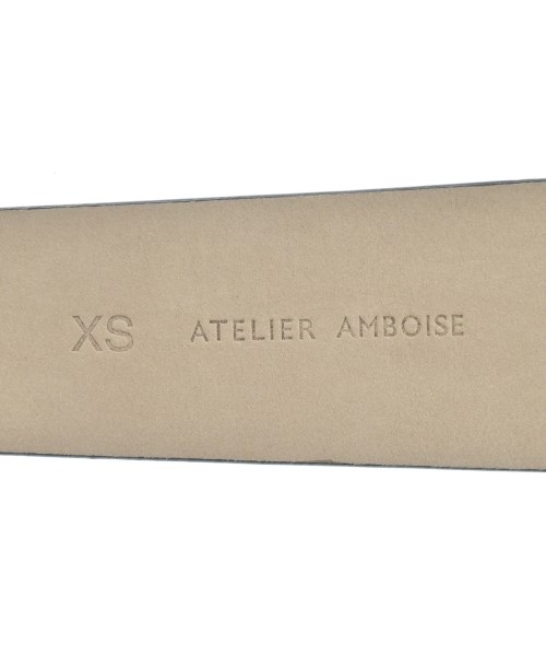 ATELIER AMBOISE（アトリエアンボワーズ）ベルト 黒 サイズ:XS レディース/2200621697094