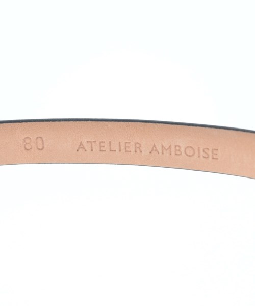 ATELIER AMBOISE（アトリエアンボワーズ）ベルト 黒 サイズ:80cm レディース/2200653531045