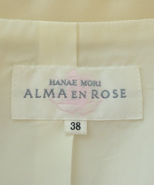 ALMA EN ROSE（アルマ　アン　ローズ）ジャケット 白 サイズ:38(S位) レディース/2200692797013