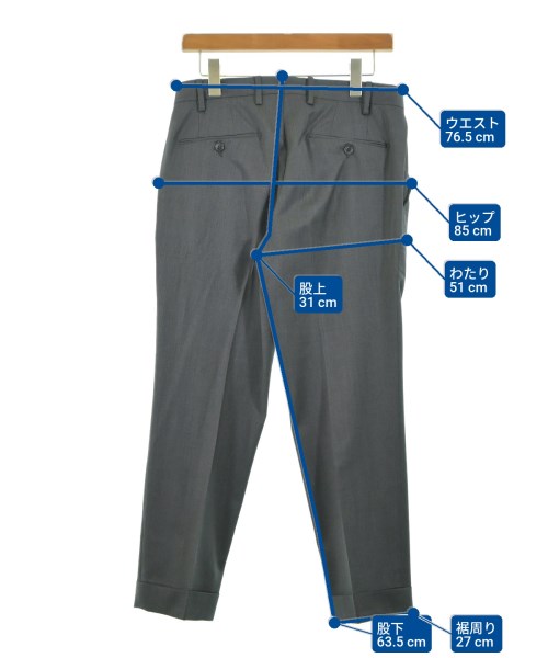 GERMANO（ジェルマーノ）スラックス グレー サイズ:46(M位) メンズ/2200638911077