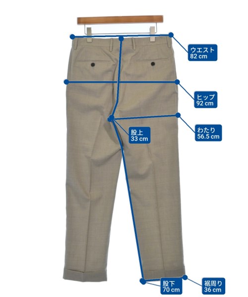 GERMANO（ジェルマーノ）スラックス グレー サイズ:48(L位) メンズ/2200619682088