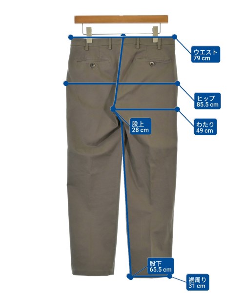 GERMANO（ジェルマーノ）チノパン 茶 サイズ:44(S位) メンズ/2200680211057
