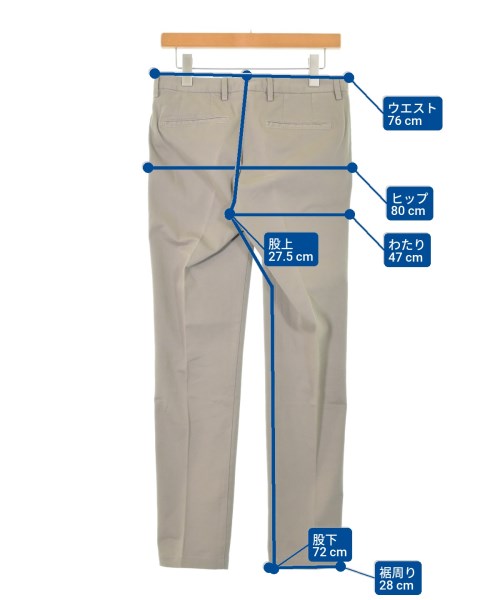 GERMANO（ジェルマーノ）スラックス ベージュ サイズ:42(XS位) メンズ/2200662137061