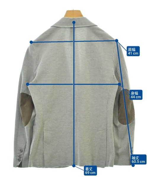 eleventy（イレブンティ）ジャケット グレー サイズ:46(M位) メンズ/2200619019037