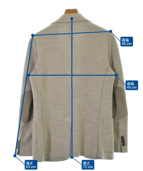 eleventy（イレブンティ）カジュアルジャケット ベージュ サイズ:48(L位) メンズ/2200668195157