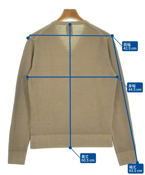 eleventy（イレブンティ）ニット・セーター ベージュ サイズ:1(S位) メンズ/2200668195164