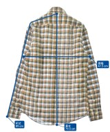 eleventy（イレブンティ）カジュアルシャツ 茶 サイズ:40(M位) メンズ/2200676328042