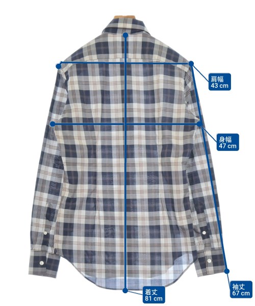 eleventy（イレブンティ）カジュアルシャツ 紺 サイズ:39(M位) メンズ/2200672710100