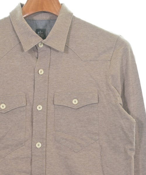 eleventy（イレブンティ）カジュアルシャツ ベージュ サイズ:S メンズ/2200639926032