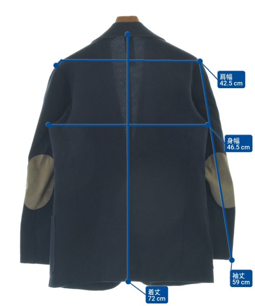 eleventy（イレブンティ）テーラードジャケット 紺 サイズ:46(M位) メンズ/2200648321057