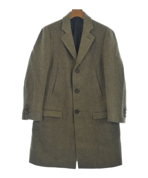 eleventy(イレブンティ)チェスターコート 茶 サイズ:50(XL位)/2200647313015