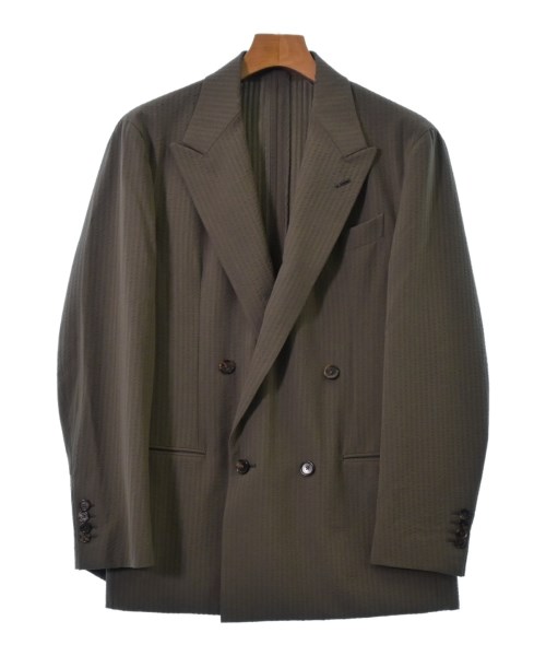 CARUSO（カルーゾ）テーラードジャケット 緑 サイズ:48(L位) メンズ ...