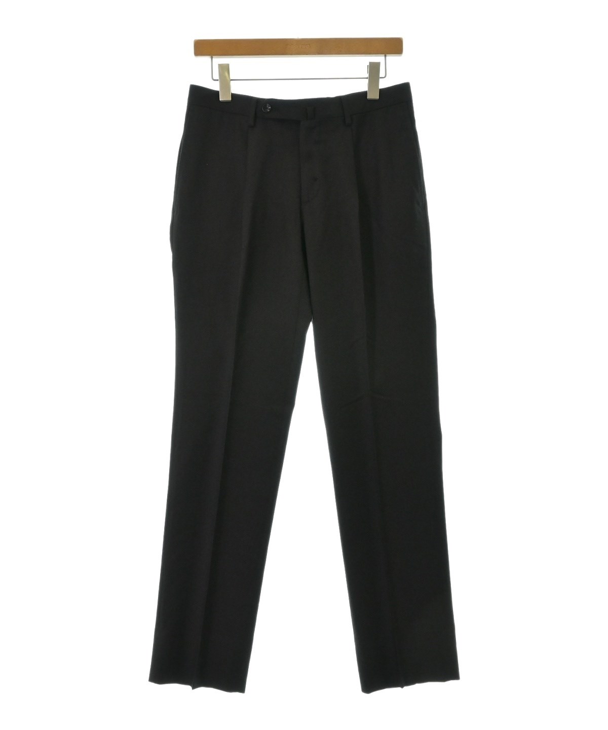 新品タグ付✨CARUSO カルーゾ OBERTO TROUSERSイタリア製XL CARUSO（カルーゾ）スラックス 黒 サイズ:46(M位) メンズ