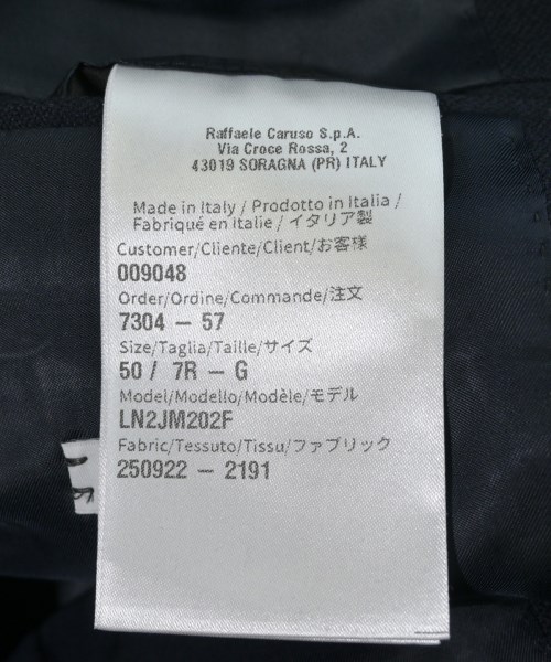 CARUSO（カルーゾ）カジュアルジャケット 紺 サイズ:50(XL位) メンズ/2200642412027