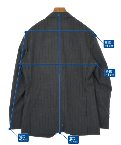 CARUSO（カルーゾ）ビジネス グレー サイズ:48(L位)/48(L位) メンズ/2200640073237