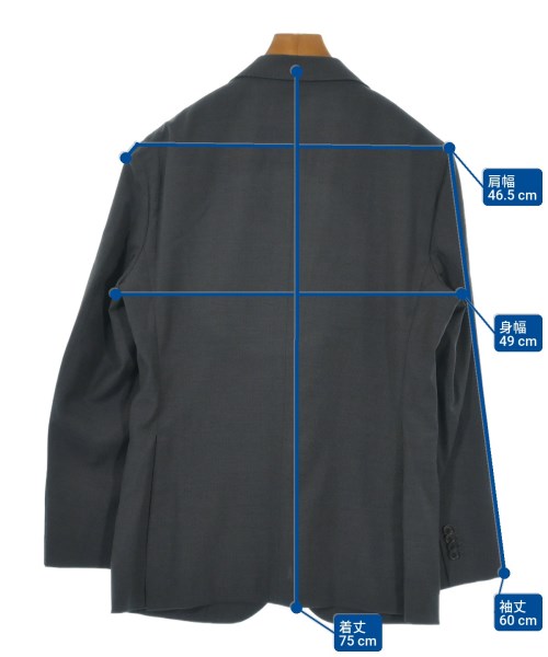 CARUSO（カルーゾ）ビジネス グレー サイズ:48(L位)/48(L位) メンズ/2200640073244