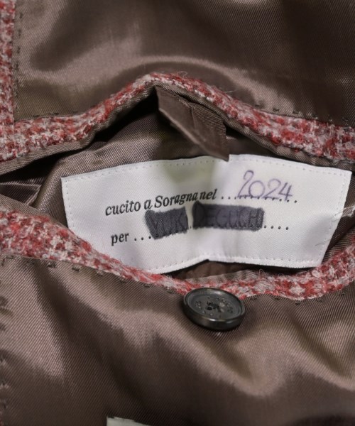 CARUSO（カルーゾ）テーラードジャケット 赤 サイズ:46(M位) メンズ/2200625715015