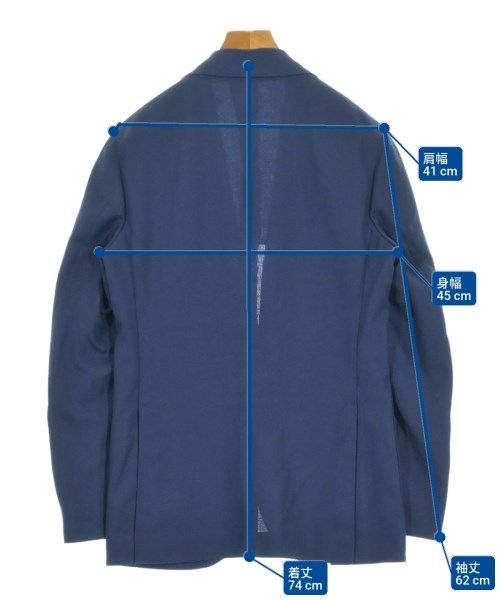 CARUSO（カルーゾ）カジュアルジャケット 青 サイズ:44(S位) メンズ/2200646491080