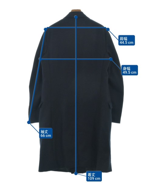 CARUSO（カルーゾ）チェスターコート 紺 サイズ:46(M位) メンズ/2200656735013