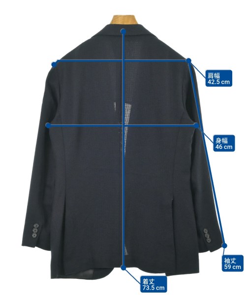 CARUSO（カルーゾ）テーラードジャケット 紺 サイズ:46(M位) メンズ/2200660729046